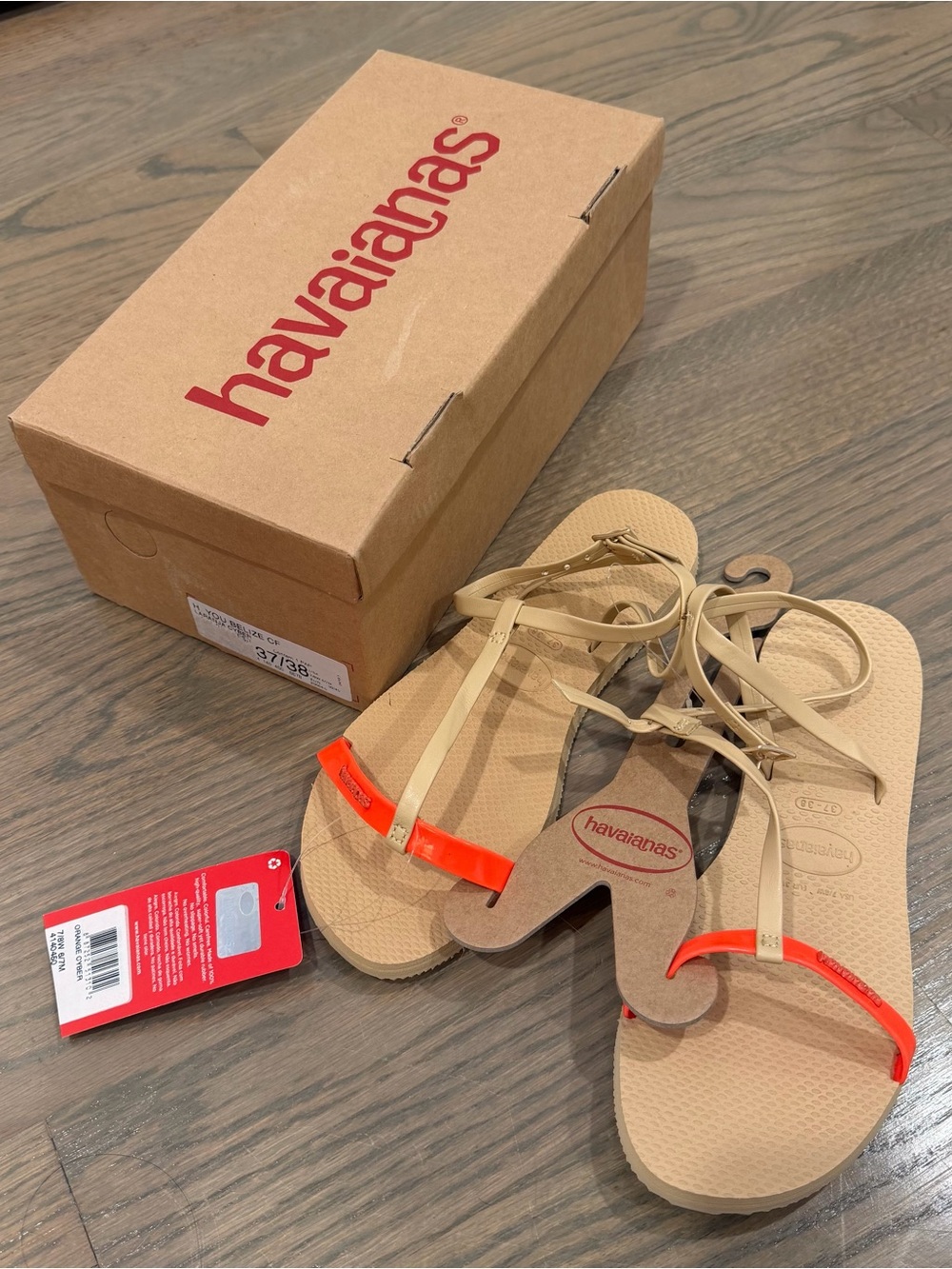 NWT Havaianas You Belize 7/8W Sandals
